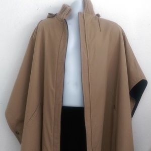 CLEARANCE NWOT Cape Poncho Ruana Coat OS RAIN